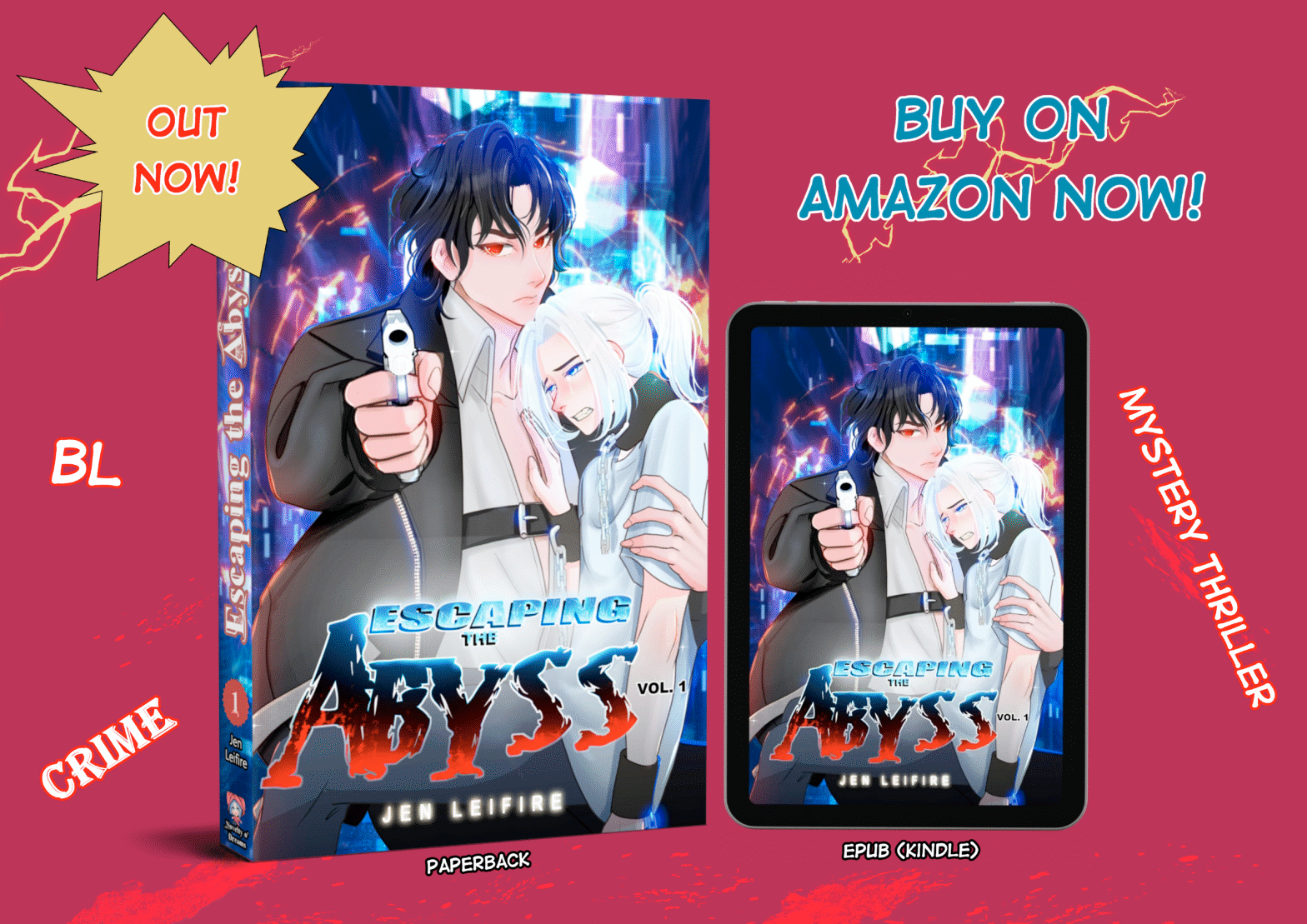 Out now on Amazon in Paperback & Epub (Kindle) format